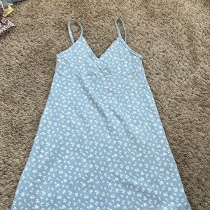 brandy melville blue flower dress